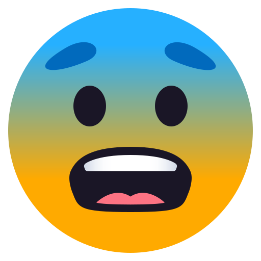 Ängstliches Gesicht