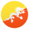 Flagge: Bhutan