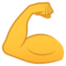 Angespannter Bizeps