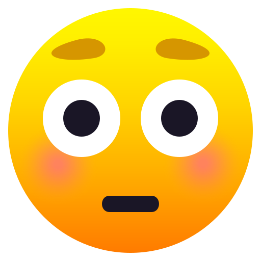 Errötetes Gesicht Mit Großen Augen