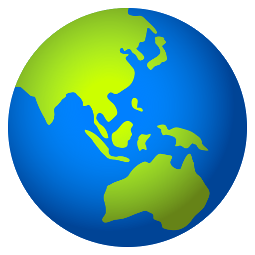 Globus Mit Asien Und Australien