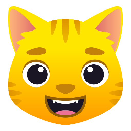 Grinsende Katze