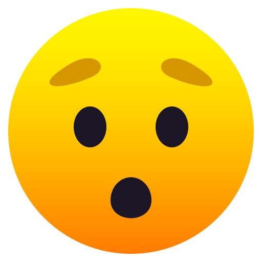 Verdutztes Gesicht