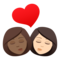 Kuss: Frau, Frau, Mitteldunkle Hautfarbe, Helle Hautfarbe