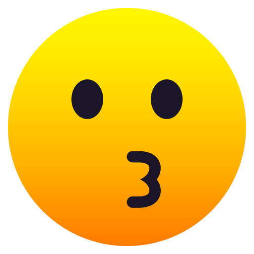 Küssendes Gesicht