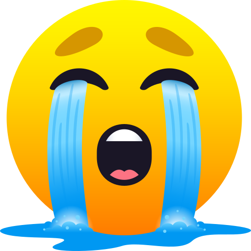 Heulendes Gesicht