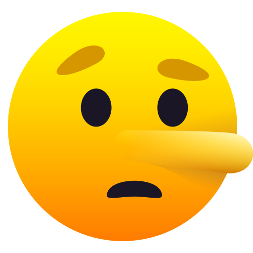 Lügendes Gesicht