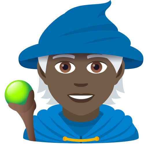 Magier(In): Dunkle Hautfarbe
