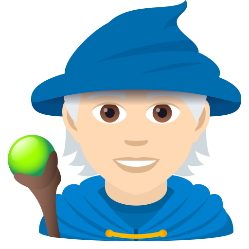 Magier(In): Helle Hautfarbe