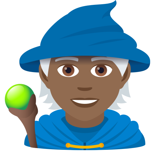 Magier(In): Mitteldunkle Hautfarbe