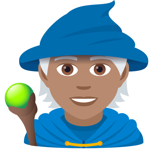 Magier(In): Mittlere Hautfarbe