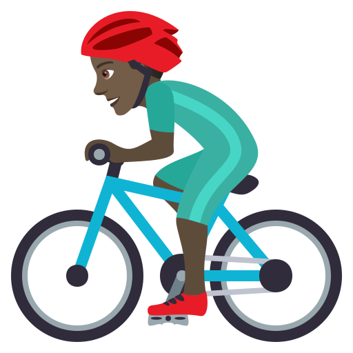 Radfahrer: Dunkle Hautfarbe