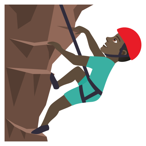 Bergsteiger: Dunkle Hautfarbe