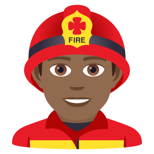 Feuerwehrmann: Mitteldunkle Hautfarbe