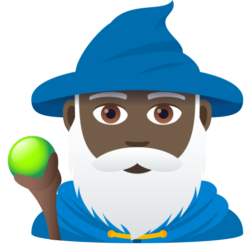 Magier: Dunkle Hautfarbe