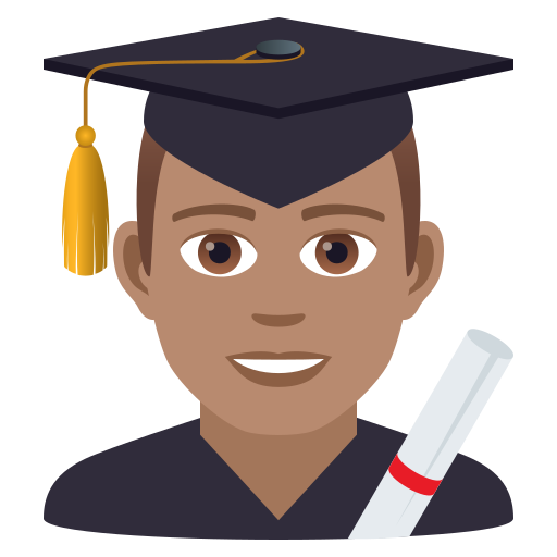 Student: Mittlere Hautfarbe