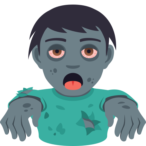Männlicher Zombie