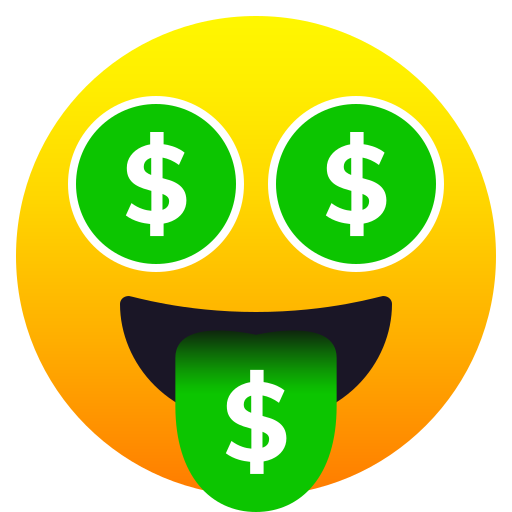 Gesicht Mit Dollarzeichen
