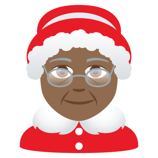Weihnachtsfrau: Mitteldunkle Hautfarbe