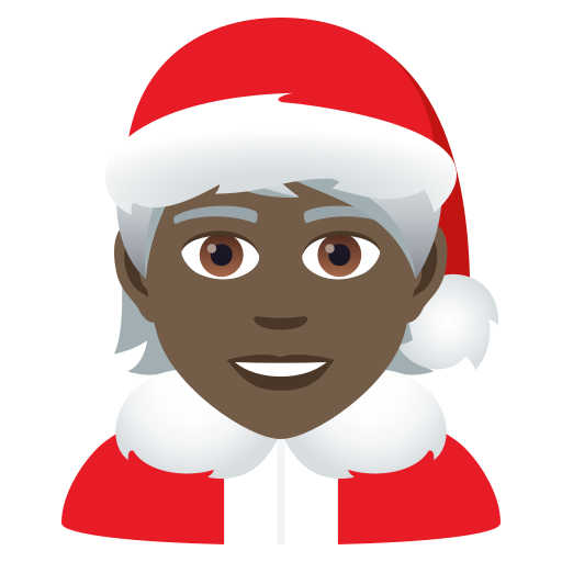 Weihnachtsperson: Dunkle Hautfarbe