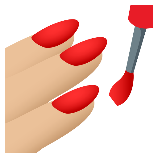 Nagellack: Mittelhelle Hautfarbe