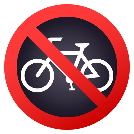 Fahrräder Verboten