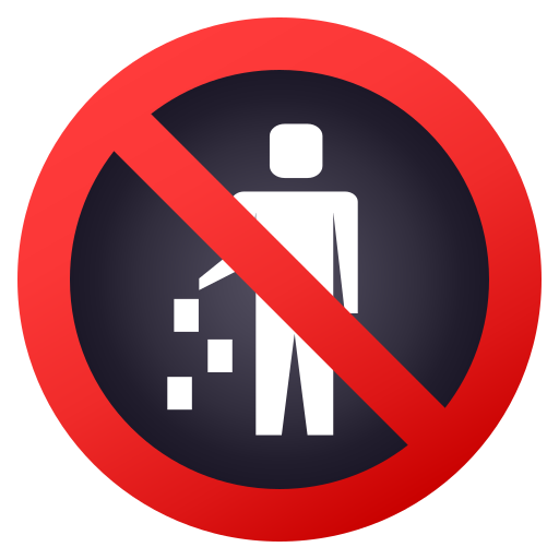 Abfall Verboten