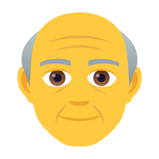 Älterer Mann