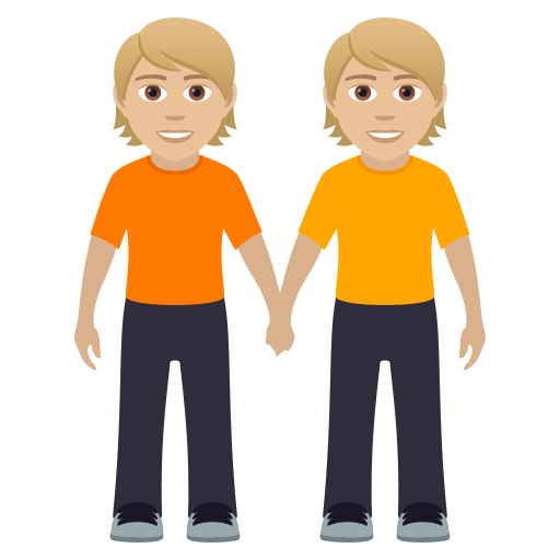 Händchen Haltende Personen: Mittelhelle Hautfarbe