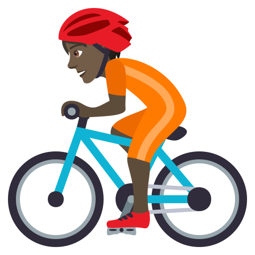 Radfahrer(In): Dunkle Hautfarbe