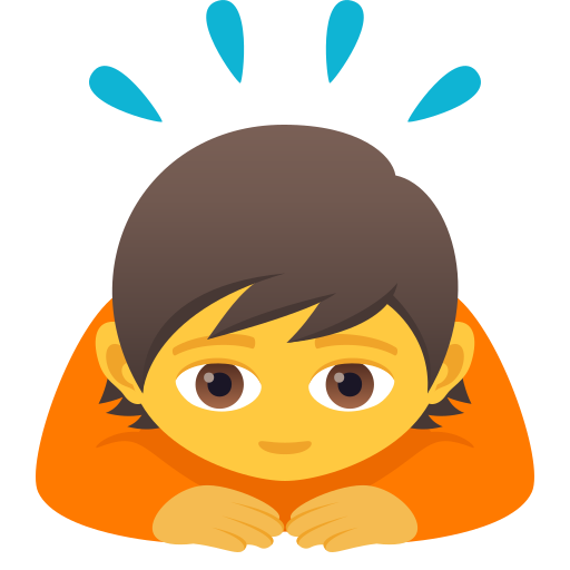 Sich Verbeugende Person