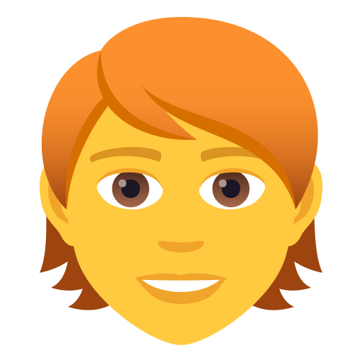 Person: Rotes Haar