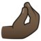Zusammengedrückte Finger: Dunkle Hautfarbe
