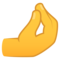 Zusammengedrückte Finger