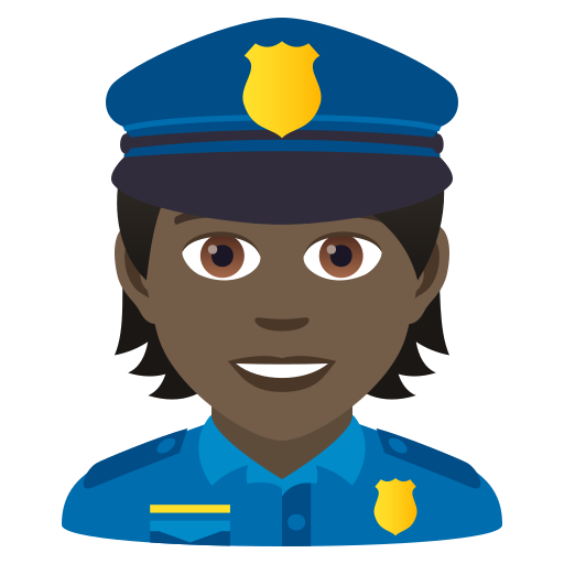 Polizist(In): Dunkle Hautfarbe