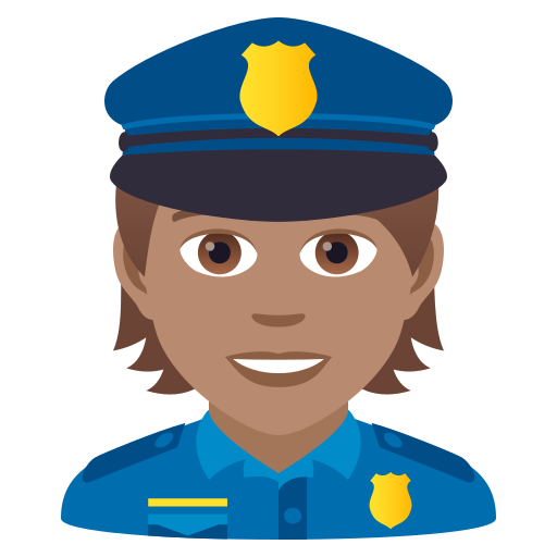 Polizist(In): Mittlere Hautfarbe