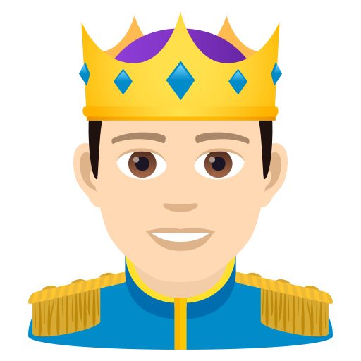 Prinz: Helle Hautfarbe