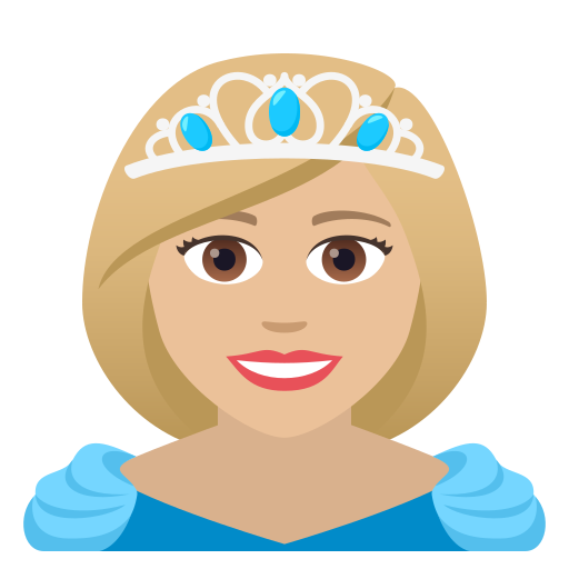 Prinzessin: Mittelhelle Hautfarbe