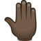 Erhobene Hand Von Hinten: Dunkle Hautfarbe