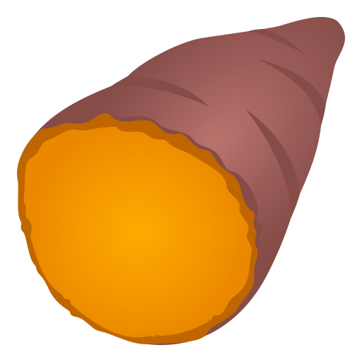 Geröstete Süßkartoffel