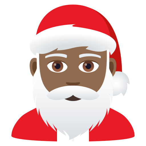 Weihnachtsmann: Mitteldunkle Hautfarbe
