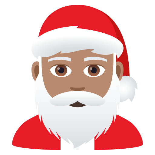 Weihnachtsmann: Mittlere Hautfarbe