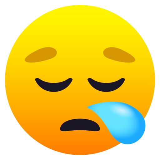 Schläfriges Gesicht