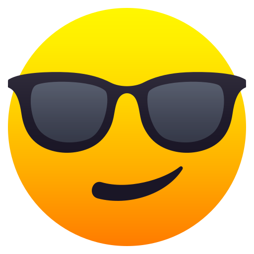 Lächelndes Gesicht Mit Sonnenbrille
