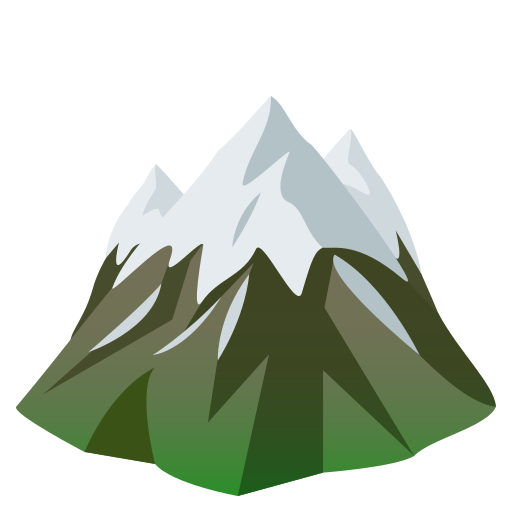 Schneebedeckter Berg