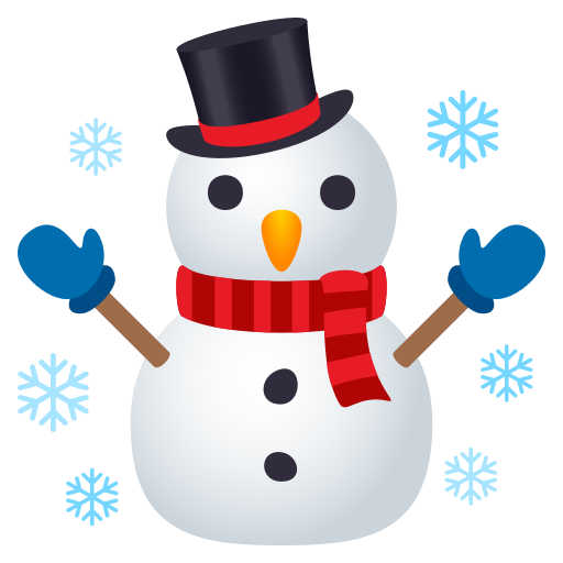 Schneemann Im Schnee