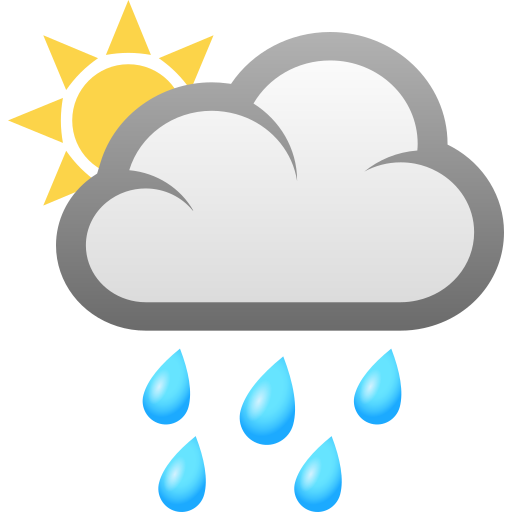 Sonne Hinter Regenwolke