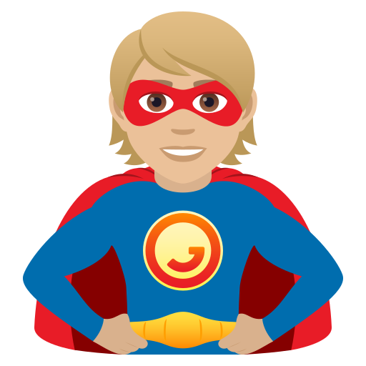 Superheld(In): Mittelhelle Hautfarbe