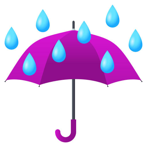 Regenschirm Im Regen