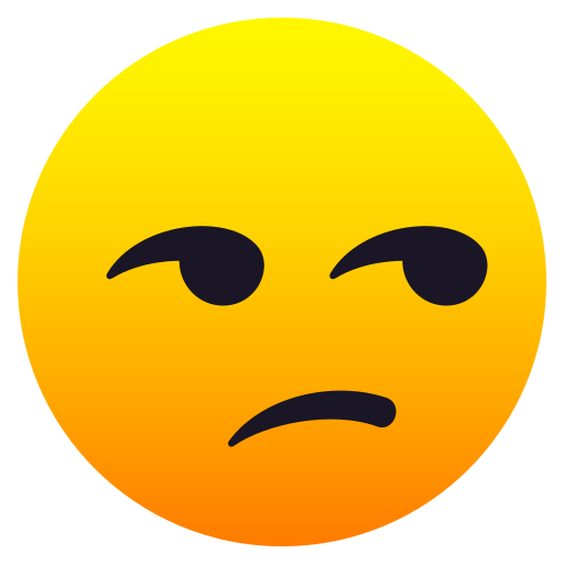 Verstimmtes Gesicht